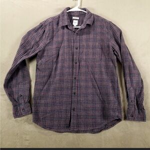 GAP Men's Plaid Shirt - Purple
